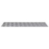 vidaXL Treppe Tritt Rechtwinklig 2 pcs Silber 100 x 40 cm Aluminium