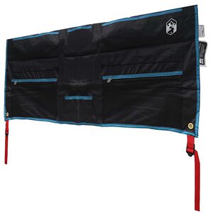 vidaXL Aufbewahrungstasche Schwarz und Blau 98 x 47 cm Oxford