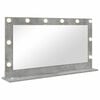 vidaXL Waschtischspiegel Rechtwinklig Beton Grau 100 x 55 x 18 cm