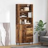 vidaXL Highboard mit Schubladen 2 pcs Altholz Holzwerkstoff