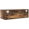 vidaXL TV-Schr&auml;nke 2 Stk. R&auml;uchereiche 80x31x25,5 cm Holzwerkstoff