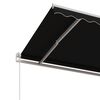 vidaXL Markise Automatisch Einziehbar 500x350 cm Anthrazit