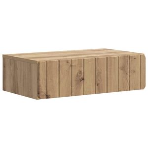 vidaXL Wandmontierter Beistelltisch 59 x 34,5 x 17 cm Holzwerkstoff