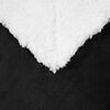 vidaXL &Uuml;berwurfdecke Schwarz 150 x 200 cm Fleece