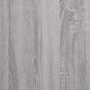 vidaXL B&uuml;cherregal Grau Sonoma 50x33x153 cm Holzwerkstoff