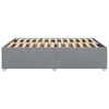 vidaXL Bettgestell ohne Matratze Hellgrau 140x200 cm Stoff