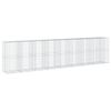 vidaXL Gabione mit Deckel 850x100x200 cm Verzinktes Eisen