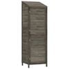 vidaXL Ger&auml;teschuppen Anthrazit 55x52x174,5 cm Massivholz Tanne