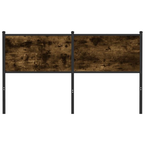 vidaXL Kopfteil R&auml;uchereiche 150 cm Holzwerkstoff und Stahl