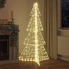vidaXL Weihnachtsbaum mit 240 LEDs Warmes Wei&szlig; 180 cm Acryl