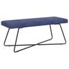 vidaXL Bank Uni Polizeiblau 110 x 40 x 45 cm Samt