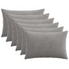 vidaXL Kissenbezug 6 pcs HEERLEN Hellgrau 50 x 70 cm Cord
