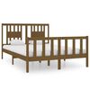 vidaXL Massivholzbett Honigbraun 140x190 cm