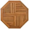 vidaXL Tischplatte 60x60x2,5 cm Achteckig Massivholz Teak