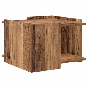 vidaXL Couchtisch Altholz 50,5 x 50 x 33 cm Holzwerkstoff