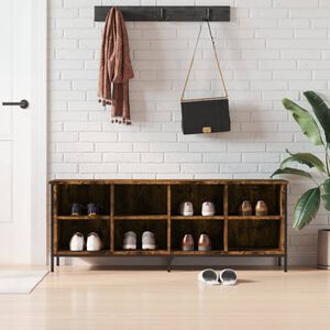 vidaXL Schuhregal R&auml;uchereiche 131x35x50 cm Holzwerkstoff