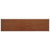 vidaXL Fensterbank Braunes Holz 60 x 25 x 4,5 cm PVC