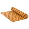 vidaXL Badematte Uni Braun 100 x 60 cm Holz