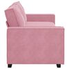 vidaXL 3-Sitzer-Sofa Rosa 180 cm Samt