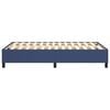 vidaXL Boxspringbettgestell Blau 120x200 cm Stoff