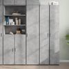 vidaXL Highboard Betongrau 40x42,5x185 cm Holzwerkstoff
