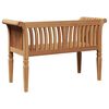 vidaXL Bank Braun 127,5 x 52 x 80 cm Massivholz Teak