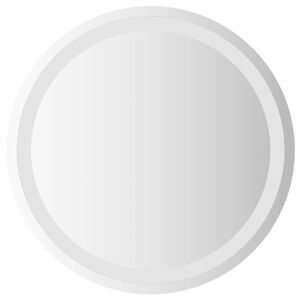 vidaXL LED-Badspiegel 50 cm Rund