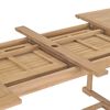 vidaXL 9-tlg. Garten-Essgruppe 180-280 x 100 x 75 cm Teak Massivholz