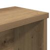 vidaXL K&uuml;chenregal Stapelbar Artisan-Eiche 60x15x16 cm Holzwerkstoff