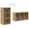 vidaXL H&auml;ngeschrank Artisan-Eiche 40 x 29,5 x 80 cm Holzwerkstoff