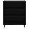 vidaXL Sideboard Schwarz 57x35x70 cm Holzwerkstoff