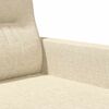 vidaXL 2-Sitzer-Sofa Creme 120 cm Stoff