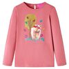 Kinder-Langarmshirt Altrosa 128