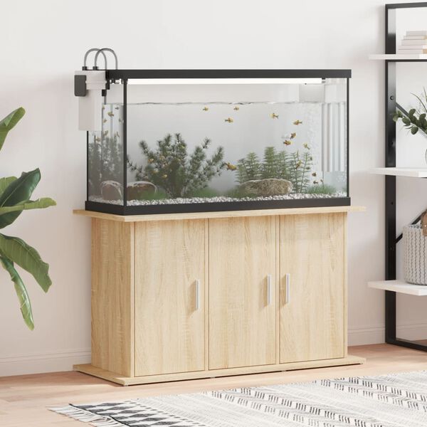 vidaXL Aquariumst&auml;nder Sonoma-Eiche 101x41x58 cm Holzwerkstoff