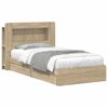 vidaXL Bettgestell mit Stauraum Sonoma-Eiche 90 x 190 cm Holzwerkstoff