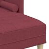 vidaXL Sofa Set 2 pcs Weinrot 173 x 131 x 67 cm Stoff
