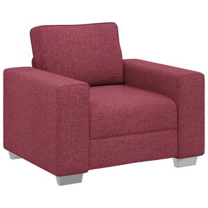 vidaXL Sofa Weinrot 100 x 80 x 82 cm Stoff