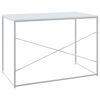 vidaXL Computertisch Weiß 110x60x70 cm Holzwerkstoff