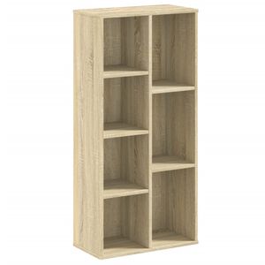 vidaXL B&uuml;cherregal Sonoma-Eiche 50x25x105 cm Holzwerkstoff