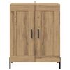 vidaXL Sideboard Artisan-Eiche 69,5 x 34 x 90 cm Verbundholz und Eisen