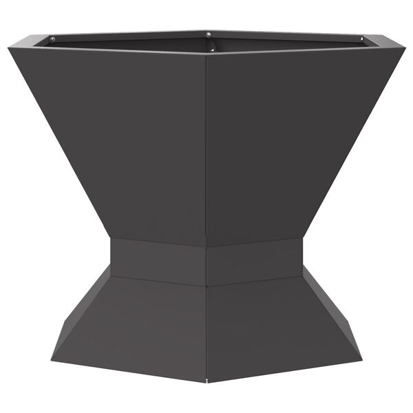 vidaXL Feuerstelle Schwarz 50 x 50 x 40 cm Stahl