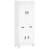 vidaXL Highboard Wei&szlig; 69,5x34x180 cm Holzwerkstoff