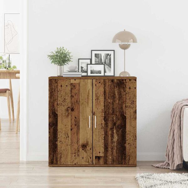 vidaXL Sideboard Altholz 79 x 38 x 80 cm Holzwerkstoff