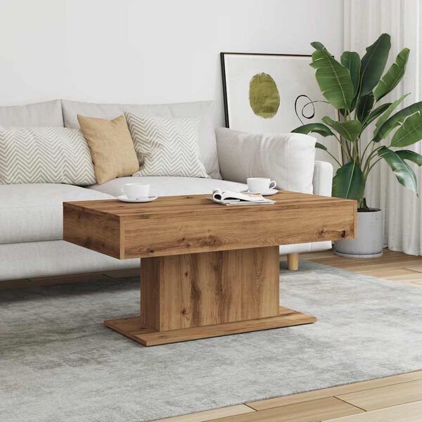 vidaXL Couchtisch Artisan-Eiche 96x50x45 cm Holzwerkstoff