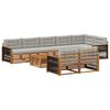vidaXL Outdoor-Sofagarnitur mit Kissen 9 pcs