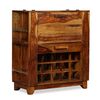 vidaXL Barschrank Massivholz Akazie 85x40x95 cm