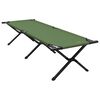 vidaXL Klapp Schlafbett f&uuml;rs Camping 2 pcs Gr&uuml;n 193 x 69 x 45 cm