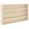 vidaXL Wanddisplay-Case Wandhalterung Beige 60 x 8,5 x 37 cm