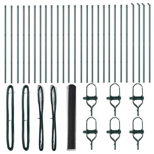 vidaXL Zaunpfosten Grau