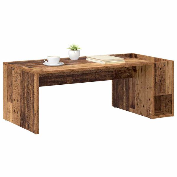vidaXL Couchtisch Altholz 101,5 x 50 x 37 cm Holzwerkstoff